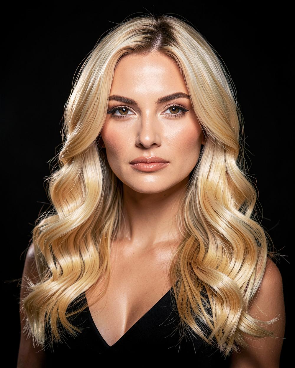 Metamorfoza — rozświetlony blond z miękkimi falami